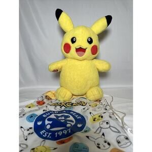 Build A Bear Pokemon Pikachu Plush Stuffed Toy 18" BAB With Original Bag